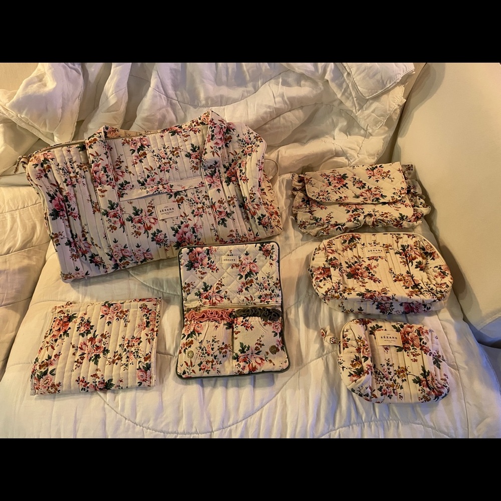 Sezane NWOT Vintage Flowers Collection - Bags and Pouches